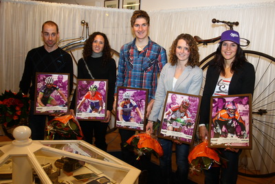 Nejlepší nizozemští bikeři roku 2011, zleva: 