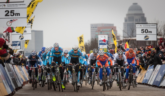 Mistrovství světa v cyklokrosu, Louisville 2013 - Start závodu mužů