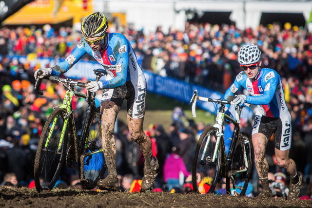 Michael Boroš a Tomáš Paprstka bojují o první desítku v závodě MS 2014
