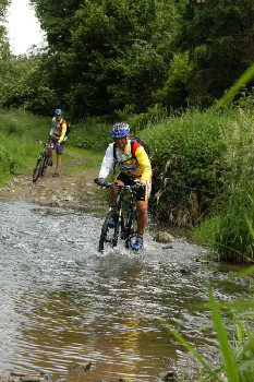 Bikeři v Křivoklátsku