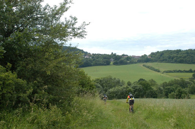 Bikeři v Křivoklátsku