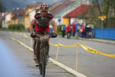 Author Šela Marathon - Lipník nad Bečvou, pár kilometrů do cíle a Tomáš Vokrouhlík v čele