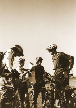 Bikeři v Křivoklátsku