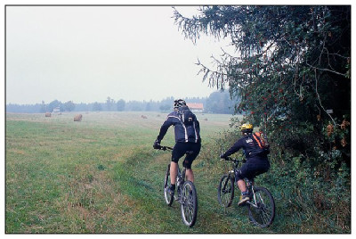 Bikeři v Křivoklátsku