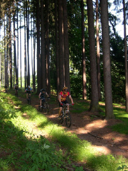 Bikeři v Křivoklátsku