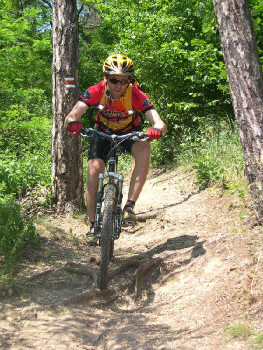 Bikeři v Křivoklátsku