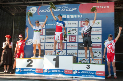 1. Absalon, 2. Schurter, 3. Kulhavý, 4. Sauser, 5. Vogel