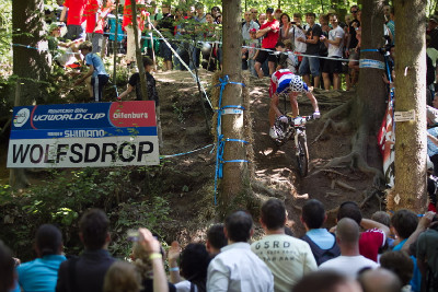 Julien Absalon v jedné z vyhlášených sekcí