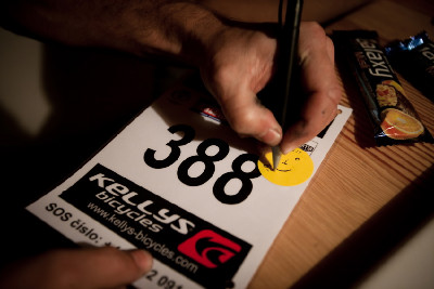 přípravy na mistrovský závod