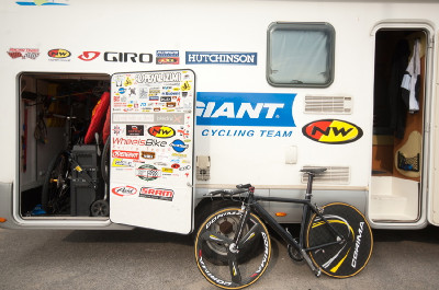 Jirka přijel s předstihem a vybaven