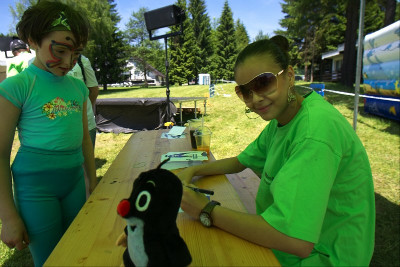 Autogramiáda Moniky Bagárové