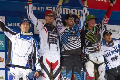 1. Atherton, 2. Minnaar, 3. Fairclough, 4, Blenkinsop, 5. Spagnolo