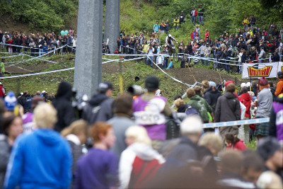 Diváků přišlo na sjezd opravdu hodně
