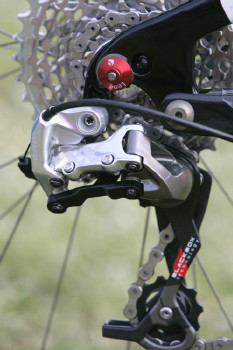 Sram XX a titanové upínáky Carbon-Ti se jménem