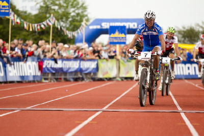 Mirko Celestino vyspurtoval stříbro