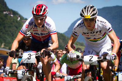 Jaroslav Kulhavý a Nino Schurter
