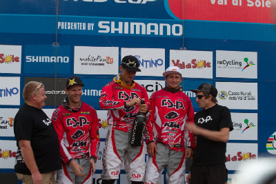 Tým RSP s Tomášem Slavíkem, Michalem Prokopem a mechanikem Márou Pittlem