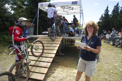 Veronika Krejčová, hlavní rozhodčí měla závod pevně v rukou