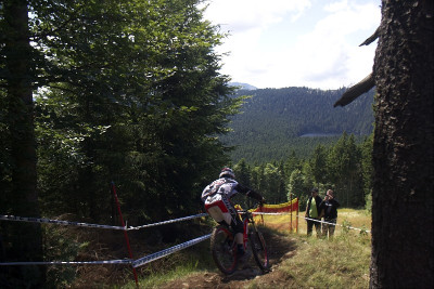 Výhled na Černé jezero a Velký Javor