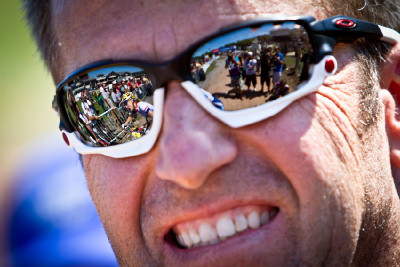 Waldek Stepniowski se raduje z úspěchu týmu Luna