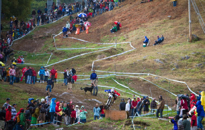 poslední závodník ve finále Steve Peat