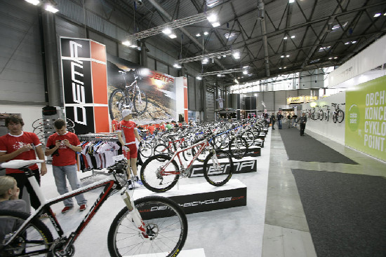 Bike Brno stánky 2011