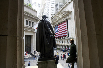 Přísně střežená Wall Street