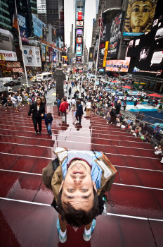 Germáno na Time Square