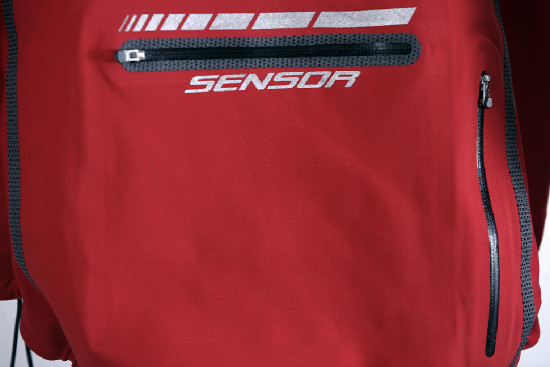 Testování sensoří bundy