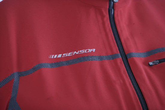 Testování sensoří bundy