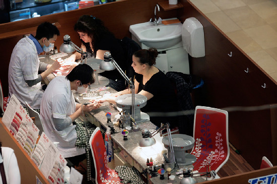 a mezitím o pár metrů stranou ...