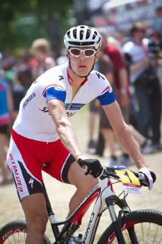 Jaroslav Kulhavý v dresu lídra světového poháru