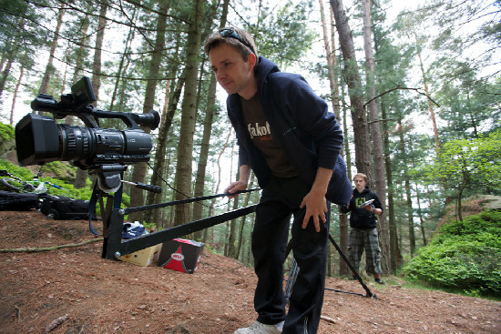 backstage natáčení s Birelem