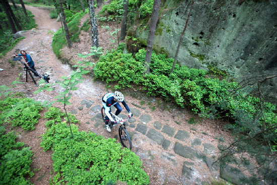 backstage natáčení s Birelem