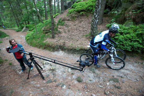 backstage natáčení s Birelem