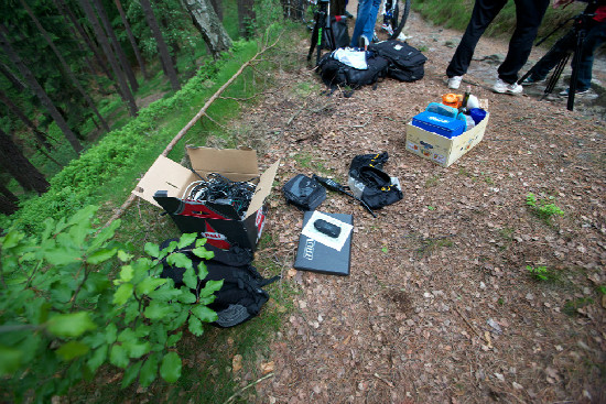 backstage natáčení s Birelem