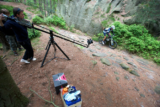 backstage natáčení s Birelem