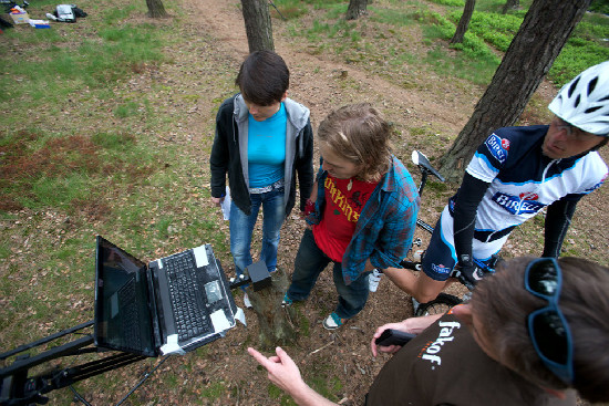 backstage natáčení s Birelem