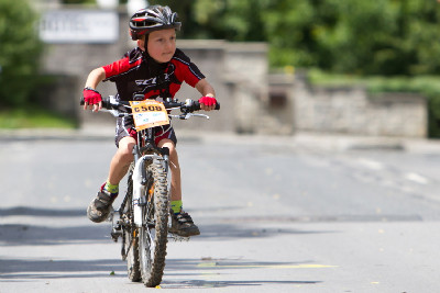 pětiletý závodník Fitness jízdy