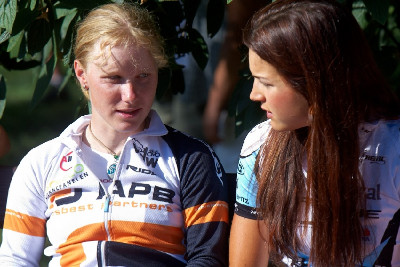 Pavla Havlíková s Terezou Huříkovou