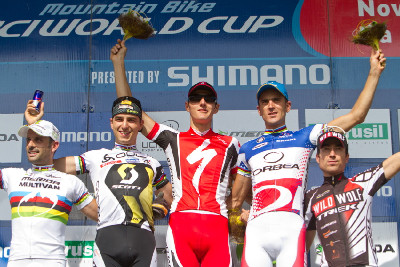 1.Kulhavý, 2.Schurter, 3.Absalon