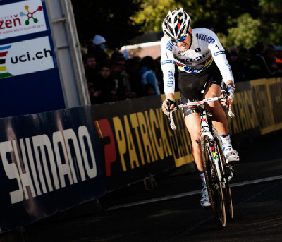 Zdeněk Štybar v cíli