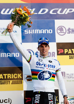 Zdeněk Štybar na stupních vítězů