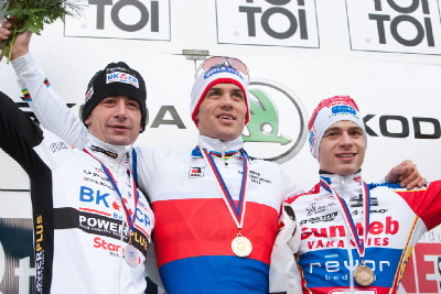 1.Štybar, 2.Šimůnek, 3.Hník