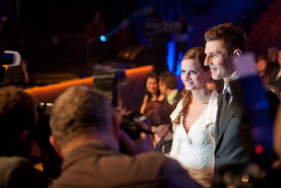 Jaroslav Kulhavý s přítelkyní Martinou