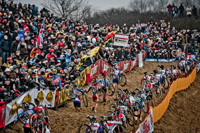 cyklokros na dunách v Koksijde