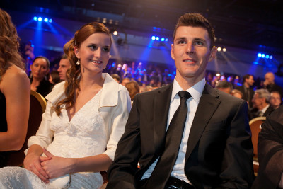 Jaroslav Kulhavý s přítelkyní Martinou