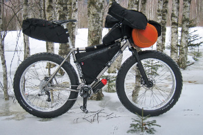 Snowbike v plné polní 