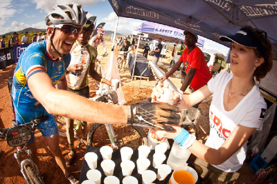 4. etapa - občerstvující se Jirka Beneš