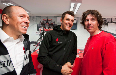 Panovala dobrá nálada - zleva Zdeněk Löfflelmann, Jaroslav Kulhavý a Radim Kořínek